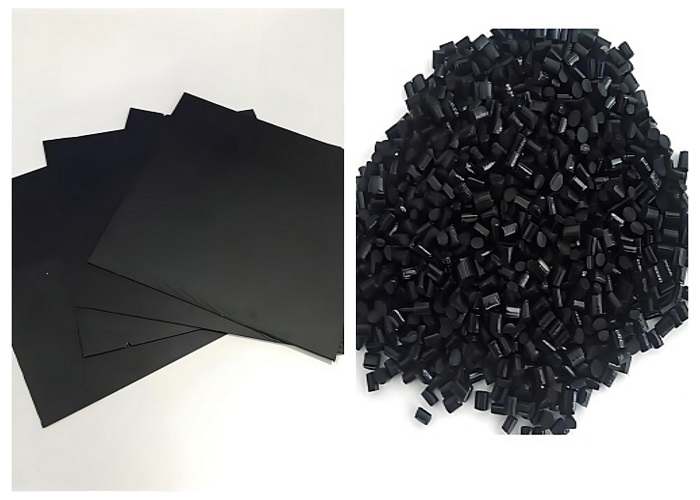 Flame Retardant Abs Black Plastic